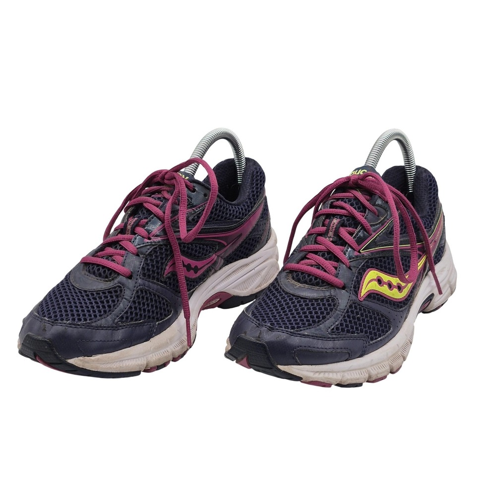 Saucony Cohesion Shoes Womens Size 9.5 Blue Mesh Running Sneakers S15218-5